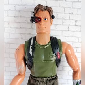 Mattel Max Steel N Tek Ranger 12 Inch Action Figure 2001 Vintage Poseable